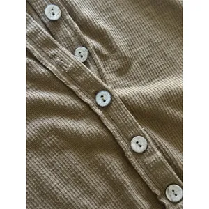 We The Free People Gia Cardi Long Ribbed‎ Sweater Dress Size Small Brown Tan thumbnail 5
