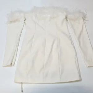 Camila Coelho Astrid Mini Dress in Ivory Medium thumbnail 10