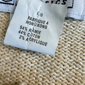 Jantzen Cardigan Women Large Hand Embroidered Fall Florals Cotton Ramie Vintage thumbnail 5