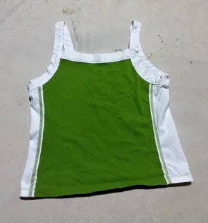 Pilcro Green & White Tank Top small thumbnail 1