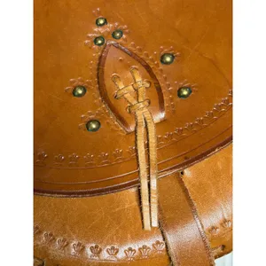 Leather Vintage Polish Folk Shoulder Festival Bag thumbnail 7