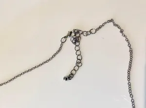 Crystal Flower Necklace Silver thumbnail 3