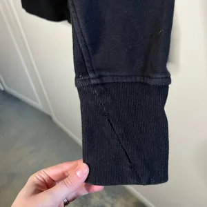 Athleta Triumph Hoodie Black Size Large Fleece Lined Full Zip thumbnail 5