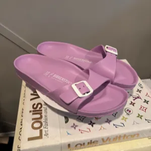Birkenstock Madrid Big Buckle EVA Sandals in Mauve thumbnail 4