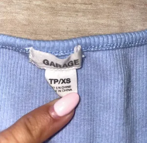 Garage Blue Crop Top thumbnail 3