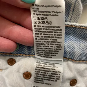 American Eagle Highest Rise Baggy Straight‎ Jeans Light Wash Blue Womens 000 Reg thumbnail 8