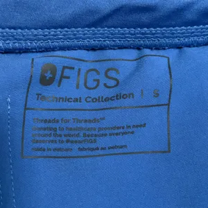 Figs Zamora Blue Jogger Pants Size‎ Small EUC thumbnail 5