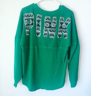 PINK Sequins Sweater! thumbnail 1
