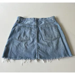Madewell A-Line Skirt Women Size 28 Blue Rigid Denim Medium Wash 5-Pocket Design thumbnail 3