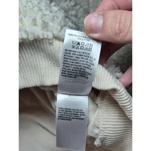 Lucky Brand Ivory Sherpa Half-Zip Pullover Soft Fuzzy Cozy thumbnail 7