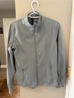 90 Degree By Reflex gray activewear athleisure zip up jacket M thumbnail 2