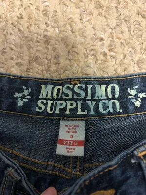 Mossimo Supply Co Vintage micro low rise jean shorts thumbnail 3