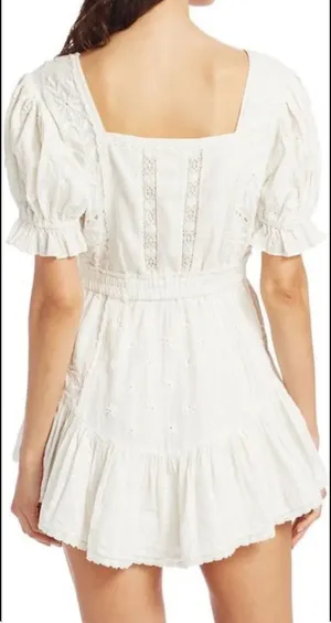 Love Shack Fancy mini white dress thumbnail 2