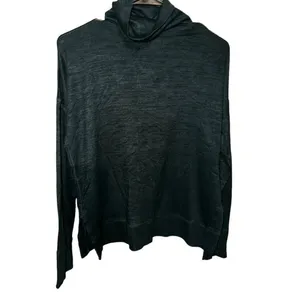 abercrombie and fitch soft and‎ cozy long sleeve collared top - size small thumbnail 4