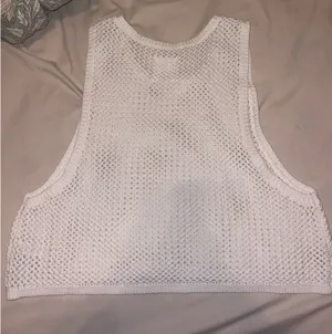 Aerie Crochet Cropped Tank Top thumbnail 3