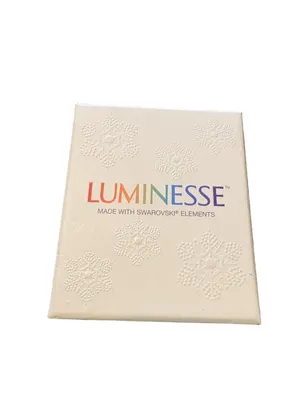 LUMINESSE Sterling Silver Necklace & Swarovski Crystal Ornament Set NIB thumbnail 4