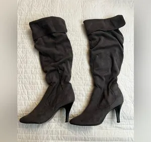 Skechers Slouchy Suede Tall Boots Knee High thumbnail 2