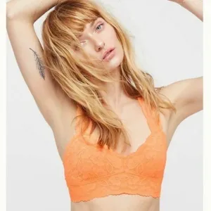 New‎ Free People Intimately Galloon Lace Racerback Bralette Medium Romantic Chic thumbnail 10