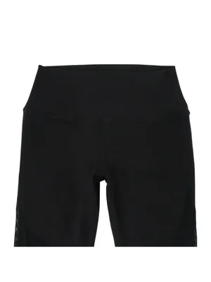ALO Mesh Side Panels Crop Black Leggings XS S thumbnail 4