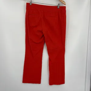Cartonnier Charlie Crop Flare Sz S Anthropologie Preppy Textured Quiet Luxury thumbnail 6