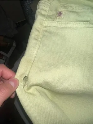 AG Adriano Goldschmied Sulfur X Citrus Mist WideLeg Crop Pants thumbnail 9