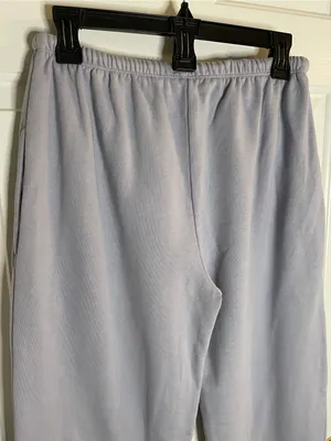 John Galt Light Gray Cozy Drawstring Joggers Size Small retro loungewear basic thumbnail 6