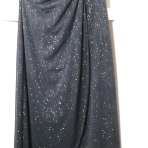 I.N. San Francisco Black M Strapless Shimmery Tulip Asymmetrical Dress Fit & Flare Night Out Shiny thumbnail 4