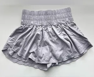 Free People Way Home Shorts Lavender athletic running M thumbnail 2