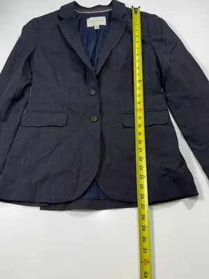 Banana Republic Dark Blue Tailored Blazer Size 8 thumbnail 3