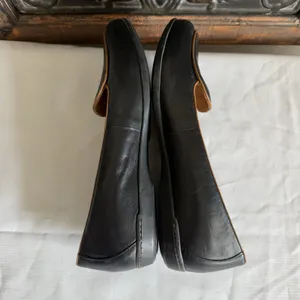 Dansko Nastacia Loafers Shoes Womens Sz‎ 9.5-10 US 40 EU Nappa Black Leather thumbnail 4