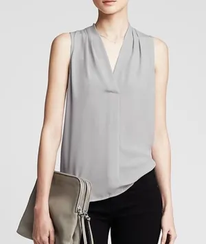Grey Sleeveless Top XS thumbnail 1
