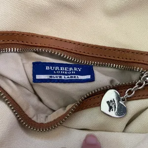 Burberry Blue Label Check Leather Trim Bucket Tote thumbnail 11
