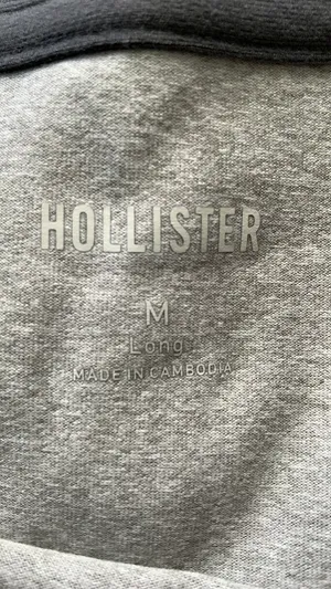 Hollister Two-Tone Gray Long Sleeve thumbnail 3