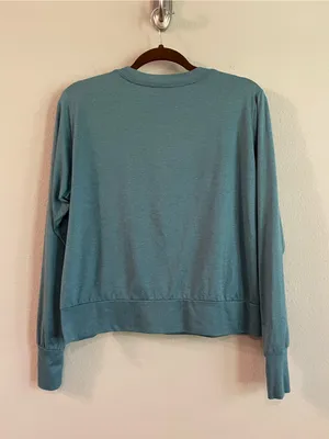 Vuori Smoke Blue Daydream Crewneck Long Sleeve Top Size L thumbnail 5