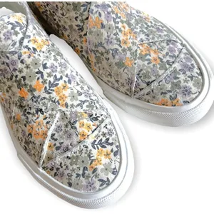Gypsy Jazz Lavender Yellow Floral Ivory Sneaker thumbnail 5