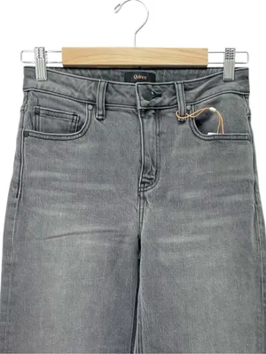 Quince Bella Stretch Relaxed Straight Jeans Sz 26 Stonewashed Grey NWT High Rise thumbnail 6