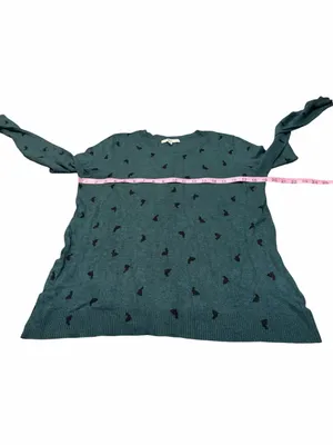 BASS green rabbit sweater thumbnail 3