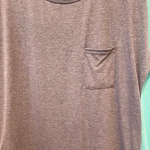SHEIN Relaxed Fit Blue and Gray Short Sleeve Tees thumbnail 2