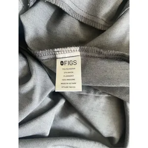Figs Technical Collection Casma Gray 3 Pocket Short‎ Sleeve Scrub Top Size XL thumbnail 4