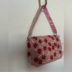 viral beaded lollipop shoulder bag sequins hand made with satin interior thumbnail 4