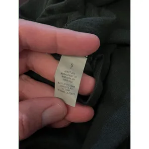 Aerie T Shirt Dress Womens Small Black Twist Knot Front Waist Short Casual thumbnail 10