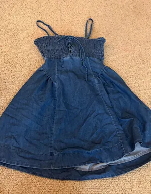 Altar'd State Dress Mini jean thumbnail 1