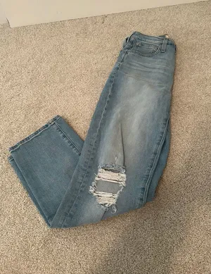 Madewell Blue straight Jean thumbnail 1