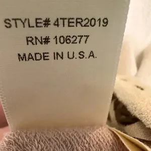 Liberty Garden beige laser cut pattern sleeveless top NWOT thumbnail 8