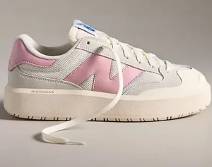 New Balance CT302 Platform Sneakers Anthropologie Size 8 Pink thumbnail 1
