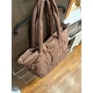 Reebok tote bags brown zipper closure new thumbnail 2