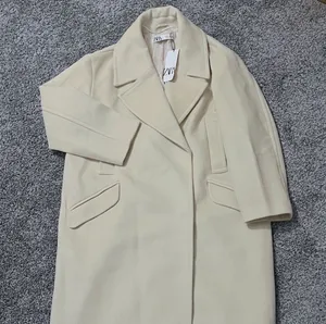 Cream Trench Coat thumbnail 4
