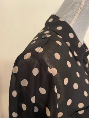 Old Navy Black Polka Dot Dress. Size L thumbnail 11