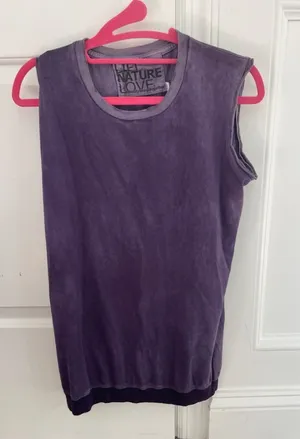 Free City Sleeveless Top In Purple Xs! thumbnail 1