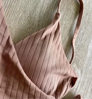 Aerie Ribbed Shine Wrap One Piece Swimsuit Size Small NWOT thumbnail 6